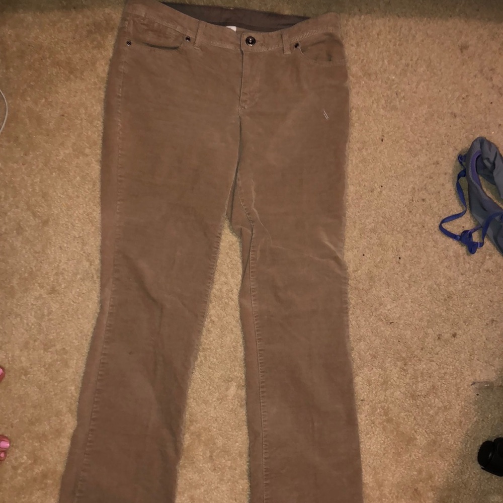 Vintage khaki flare pants